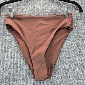 Skims Mid Waist Bottom Recycled Swim Small Cocoa Women